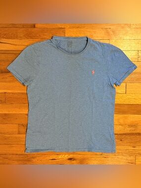 Polo Ralph Lauren Crewneck T Shirt Basic Slim Fit Blue size Medium